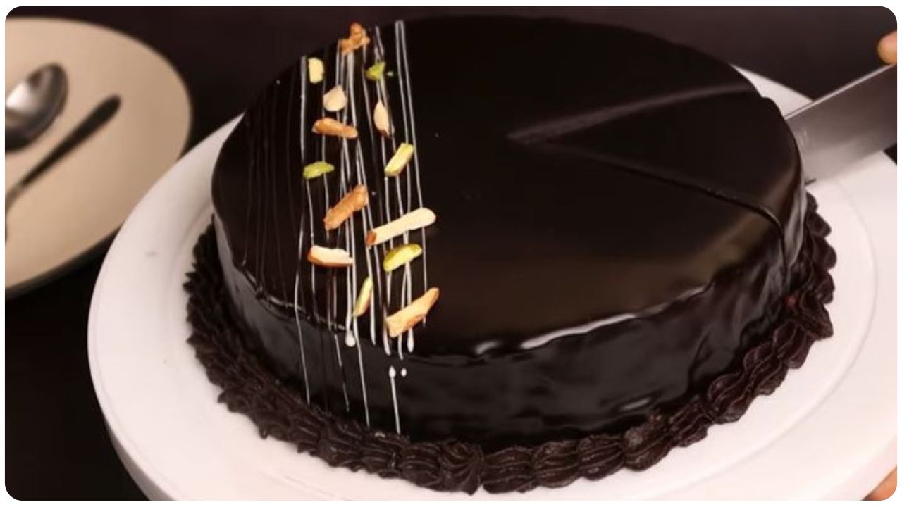चॉकलेट ट्रफल केक (chocolate truffle cake recipe in Hindi) रेसिपी बनाने की  विधि in Hindi by anjli Vahitra - Cookpad